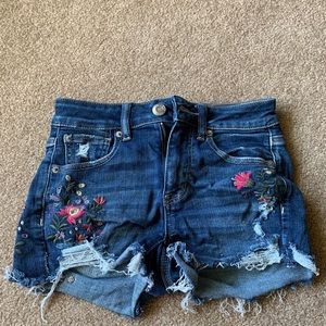 AE embroidered shorts